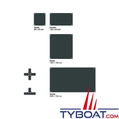 Pros by Ditel - Module auxiliaire nu M - 120x165 mm - PROSMAUX