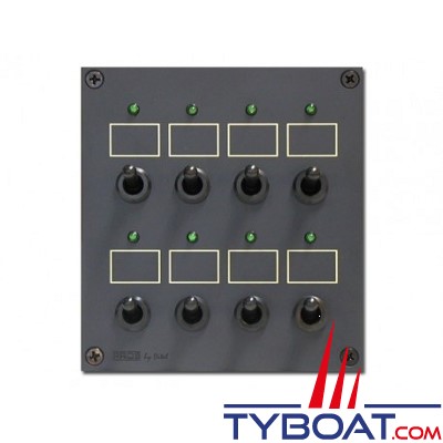 Pros by Ditel - Module avec Leds pour 8 interrupteurs ou poussoirs M12 - PROSLCO8BP