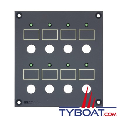 Pros by Ditel - Module avec Leds pour 8 interrupteurs ou poussoirs M12 - PROSLCO8BP