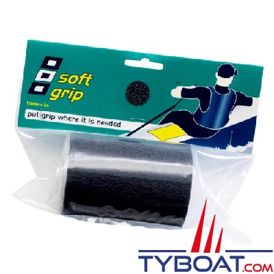 PSP Marine Tapes - Antidérapant - Soft grip adhésif, étanche - Noir - Longueur 2 mètres x largeur 100 mm