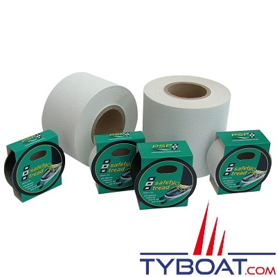 PSP Marine Tapes - Soft grip adhésif, étanche - Blanc - Longueur 10 m x largeur 10 mm