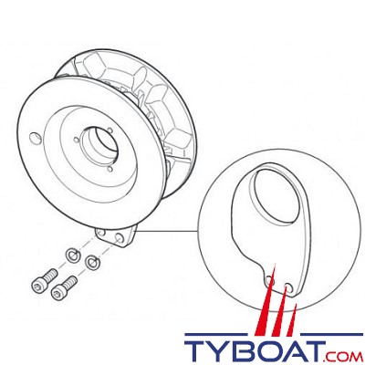 Quick - Barbotin 8 mm avec dispositif de détachement de chaîne intégré pour guindeau GP2 GENIUS - FVSSBGP20008A00