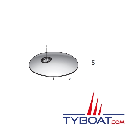 QUICK - Couvercle barbotin DP3/R3/E3 ARIES - FLAIR - RIDE - FVSSCPBBA100A00