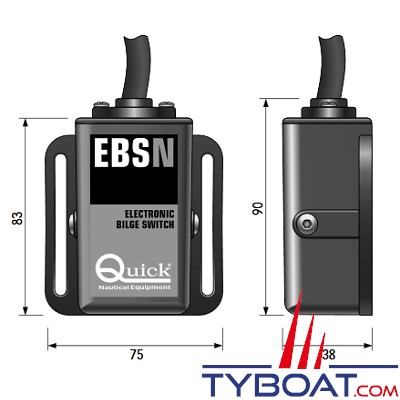 QUICK EBSN 15 - Détecteur d'eau 15A électronique