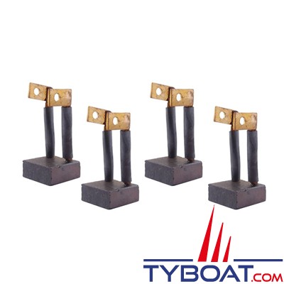 Quick - Kit 4 charbons type G pour BTQ 180 55/65 (12/24V) 