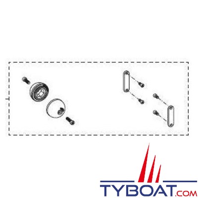 Quick - FVSGANBTR18AA00 - Kit anodes plaques + anode hélice aluminium pour propulseur BTR 185 (x2)