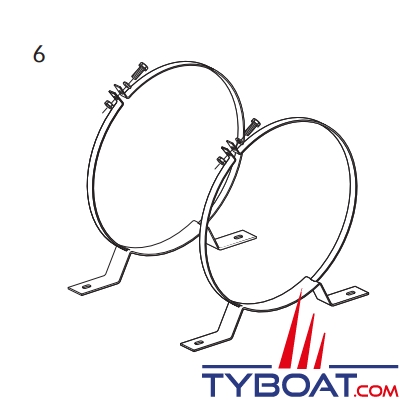 Quick - Kit de montage chauffe-eau B3 60-80 - FVSLPNXB3400A00