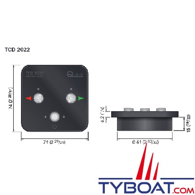 Quick - TCD 2022 - Pupitre de commande On/Off pour propulseur d'étrave