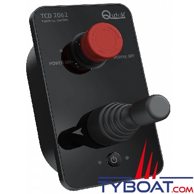 Quick - TCD 2062 - Pupitre de commande à joystick  et arrêt d'urgence pour propulseur d'étrave
