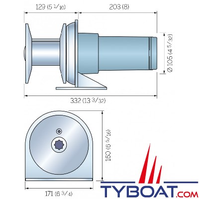 Quick - Treuil à sangle TMG 1000 - 12 volts - 800 Watts