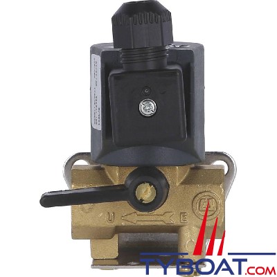 Electrovanne compatible gasoil et eau - 100L/Heure - Ø 1/2