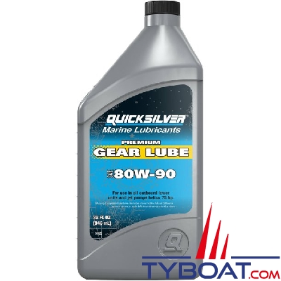 QuickSilver - Huile d'embase Premium SAE80W90 - 1 litre