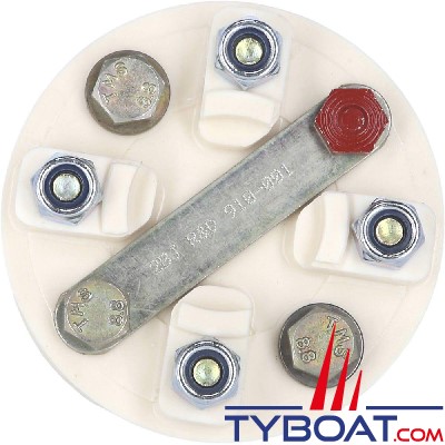 R&D Marine - Accouplement semi-élastique 5 Cv/100 tr/min - pour tourteau Ø101.6mm -entraxe 82.55mm