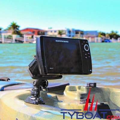 Railblaza - Plateforme + fixation Fish Finder R-Lock R - 160x60 millimètres