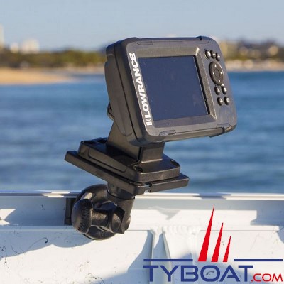 Railblaza - Plateforme S + fixation Fish finder R-Lock - 102x102 millimétres