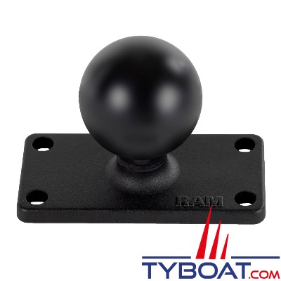 Ram Mounts - Platine rectangulaire avec boule C - RAM-202U-153