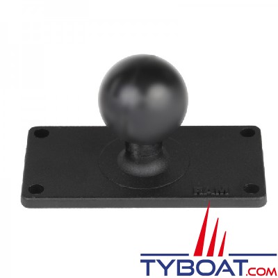 Ram Mounts - Platine rectangulaire avec boule C - RAM-202U-24