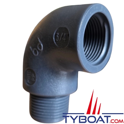 Randex - Coude 90° Mâle Femelle PP - BSP 3/4