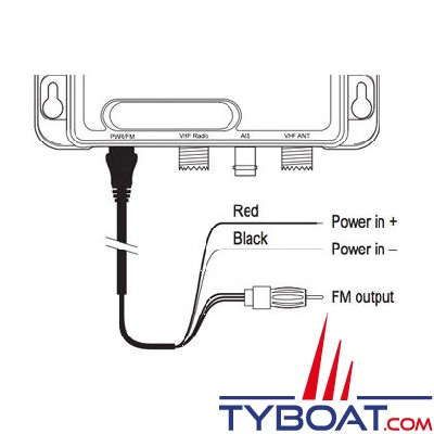 Raymarine - Câble alimentation AIS100