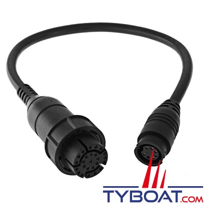 Raymarine - Câble d'adaptation (7 broches vers 25 broches) sonde Branchement direct ax7/eSx7 sur AXIOM RV