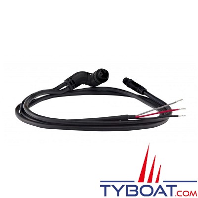 Raymarine - Câble d'alimentation Axiom 90° 1,5 m avec connecteur NMEA 2000 