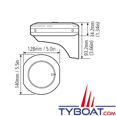 Raymarine - Calculateur EV2 pour pilote Evolution (compatibles : Pod/ Volvo IPS/ Optimus) 