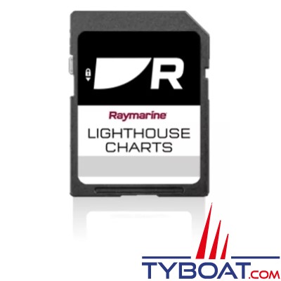 Raymarine - Carte Micro SD préchargée - Cartographie LightHouse zone Méditerrannée