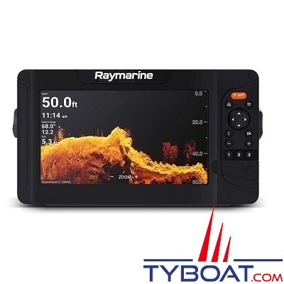 Raymarine - Element  12 HV - GPS/Sondeur CHIRP et HYPERVISION - Wi-Fi -Cartographie Navionics+ Small (téléchargeable) - sans sonde
