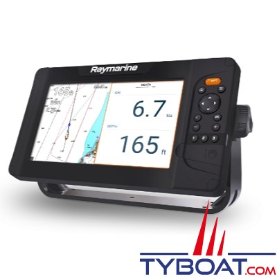 Raymarine - Elément 12 S - Écran GPS/GNSS - Wi-Fi - cartographie Lighthouse Europe du Nord - sans sonde