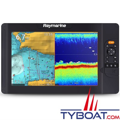 Raymarine - Elément 12 S - Écran GPS/GNSS - Wi-Fi - cartographie Lighthouse Méditerranée - sans sonde
