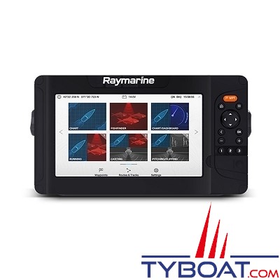 Raymarine - Element  7 HV - GPS/Sondeur CHIRP et HYPERVISION - Wi-Fi - Sonde HV 100 - Cartographie Navionics+ Small (téléchargeable)