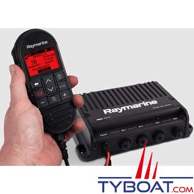 Raymarine - Émetteur-récepteur VHF ASN et AIS rx - Ray91 RAYMARINE