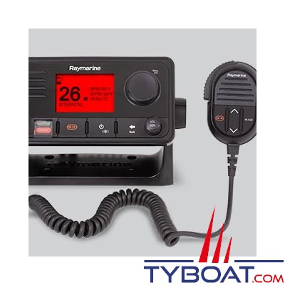 Raymarine - Émetteur-récepteur VHF Ray73 avec GPS intégré et récepteur AIS - NMEA2000 et NMEA0183
