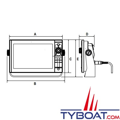 Raymarine - Multifonctions AXIOM2 9 Pro-S - Cartographie LightHouse Europe de l'Ouest - sans sonde