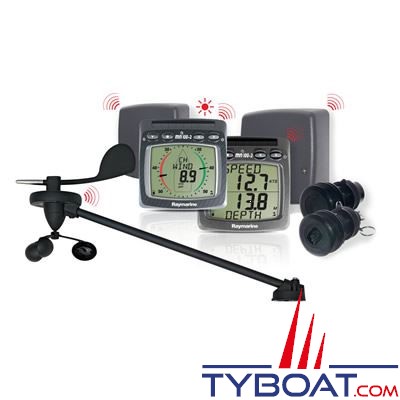 RAYMARINE - Pack sans fil speedo/sondeur/vent/NMEA Tacktick T104