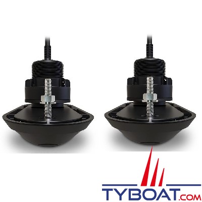 Raymarine - Pack sondes traversantes plastiques bâbord et tribord RV-320 RealVision 3D - Angle 20°