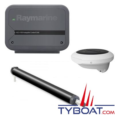 Raymarine - Pilote automatique Evolution Tiller - ACU-100 + EV1 + Tiller Drive - sans pupitre