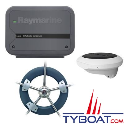 Raymarine - Pilote automatique Evolution Wheel - ACU-100 + EV1 + Wheel Drive - sans pupitre