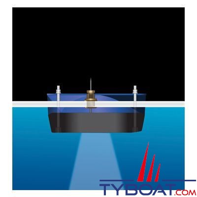 RAYMARINE - R509 D/T Sonde Traversante Low-High Hi Performance 3KW Transducer
