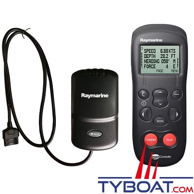 Raymarine - Télécommande sans fil Smartcontroler avec base pour pilote automatique