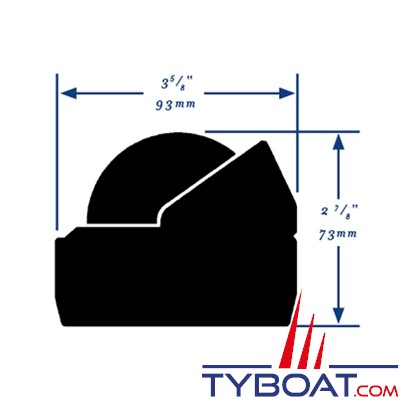 RITCHIE - Compas sur fût S-53 série Explorer - couleur noir / lecture noire