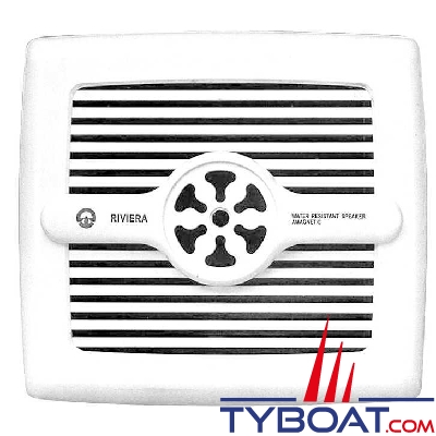 Riviera - Haut-parleur marin pour VHF - 10W 8 ohms - 118x108 mm