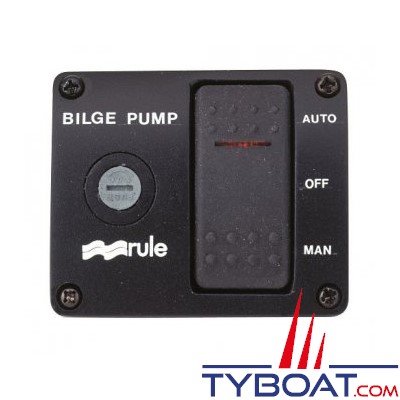 Rule - Tableau de commande 3 positions - 20A - 12V 