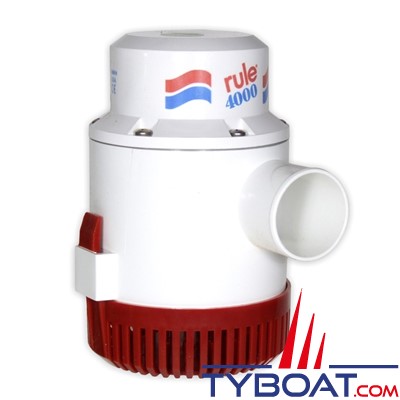 Pompe De Cale Rule 1500 GPH - Automatique - Tuyau 28,6 Mm - Acier Inoxydable - Pour Bateau