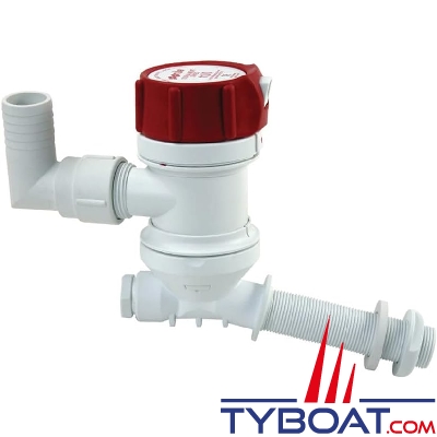 Rule - Pompe pour vivier - 603C - montage coque - 3000L/h - 12 Volts