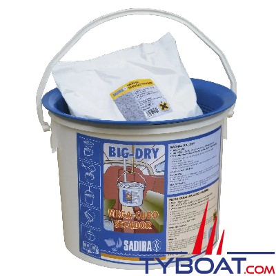 Sadira - Absorbeur d'humidité Big Dry - Contenant 5 litres