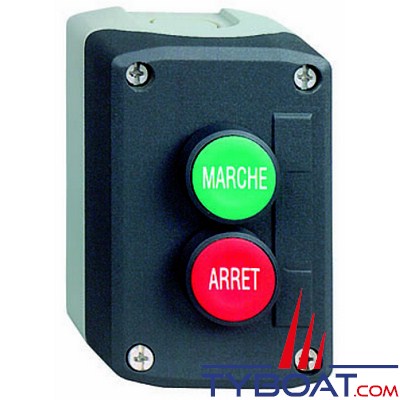SCHNEIDER ELECTRIC - Boîte à boutons XALD - 1 bouton tournant - 