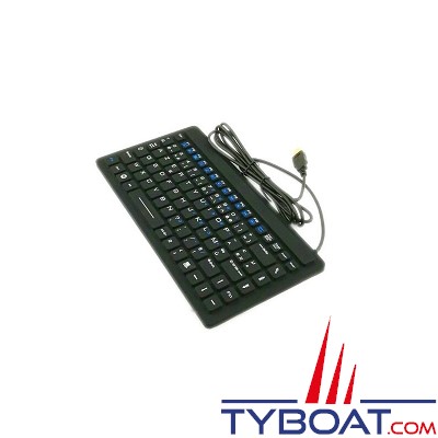 Seatronic - Clavier rigide étanche filaire - USB - IP68 - 272*135 mm