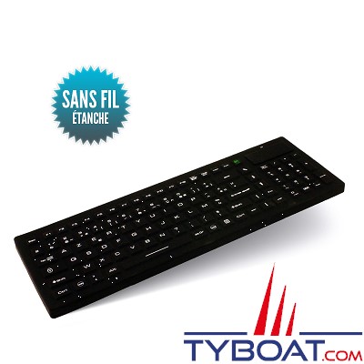 Seatronic - Clavier rigide étanche sans fil - IP67 - 380*130 mm