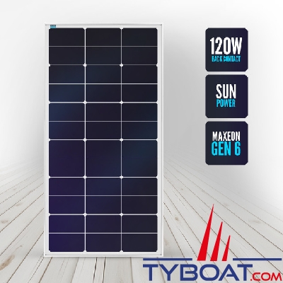 Seatronic - Panneau rigide - Sunpower Maxeon 6 Back contact - 120 watts - 540*1060*35 mm
